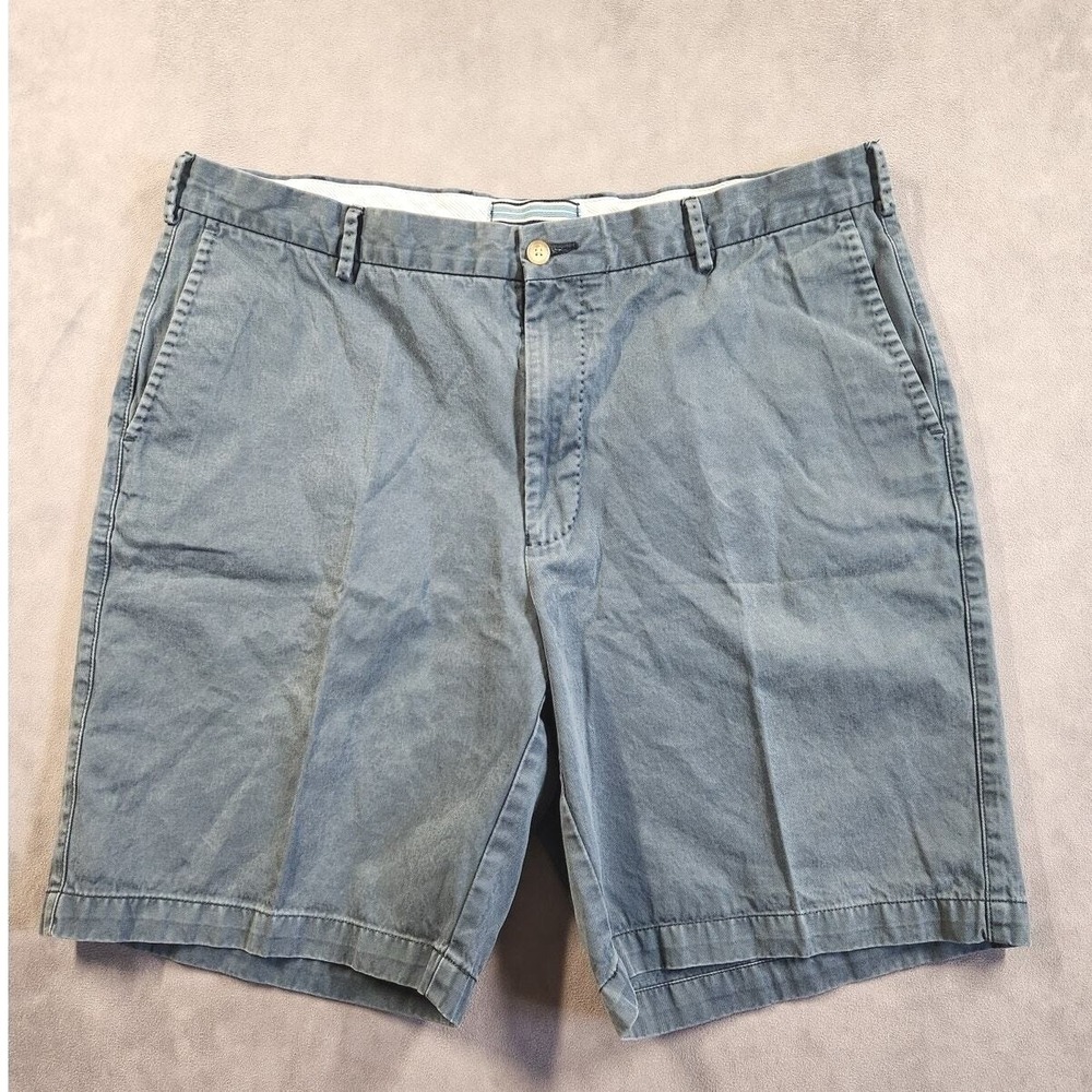 Peter Millar Shorts Mens Size 38 Blue Casual Golf Chino Flat Front Preppy